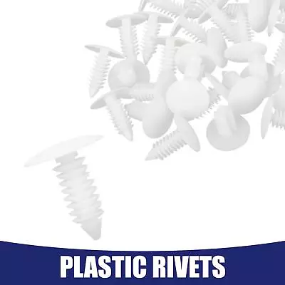 40-Piece 8mm Vehicle Plastic Rivets Retainer Push Pin Clips Fastener Universal • $9.39