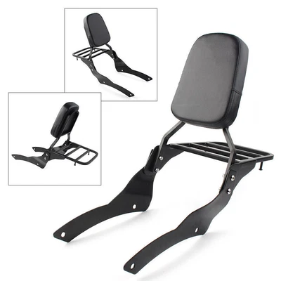 $169.33 • Buy Backrest Sissy Bar Luggage Rack For Yamaha V Star XVS 400 650 Classic 1998-2013
