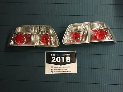 Clear Red Usdm Honda Civic Taillights Kanjo Jdm Sedan 99-00 Ferio 4dr Sir Saloon • $340