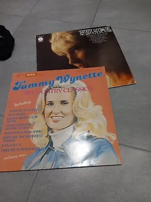 TAMMY WYNETTE EPIC 12  LP 33 RPM Ways To Love A Man & 20 Country Classics 2 Lps • £2.50