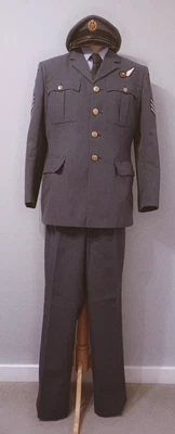 £105 • Buy Raf WW2 Mans Military Uniform 44  Chest Mens Jacket Trousers Shirt Hat 1940s 