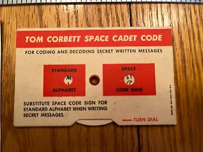 Vintage Tom Corbett Space Cadet Decoder Great Condition And Signed Photo • $27