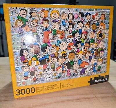 Peanuts Cast 3000 Piece Jigsaw Puzzle NEW SEALED • $27.50