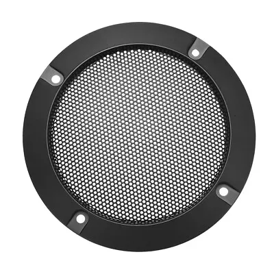 Speaker Grill Cover 4 Inch Mesh Decorative Circle Subwoofer Guard Protector • $12.44