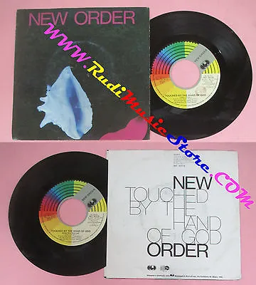 LP 45 7   NEW ORDER Touched By The Hand Of God 1987 Italy Cgd 10779 No Cd Mc*dvd • £8.54
