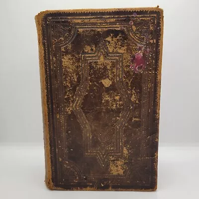 German Bible Antique Vintage Die Bibel Heilige Schrift 1870 READ SEE CONDITION • $18.99