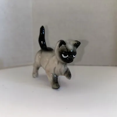 Vintage  Cat Figurine Porcelain Playful Cat • $6.99