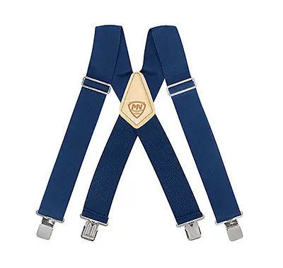 McGuire Nicholas 112 2 Inch Suspenders - BLACK/BLUE  New !! • $14