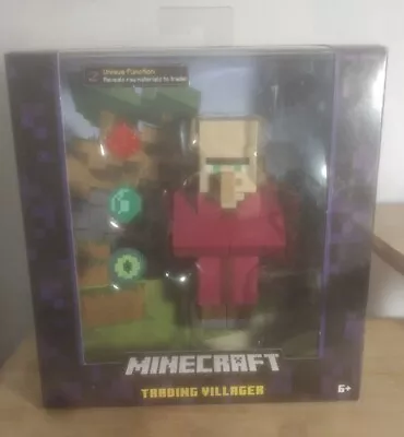 MINECRAFT Poseable Action Figure ~ Survival Mode Trading Villager *Unopened* • $35