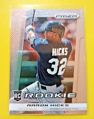 AARON HICKS 2013 Panini Prizm ROOKIE Card #257 • $0.79