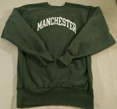 $164.23 • Buy Vintage Champion Reverse Weave Mens Sweatshirt XXL Green 80s Manchester Made USA