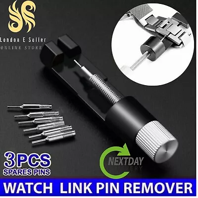 Link Watch Remover Strap Tool Kit Repair Bracelet Band Pin Adjuster Metal Opener • £4.49