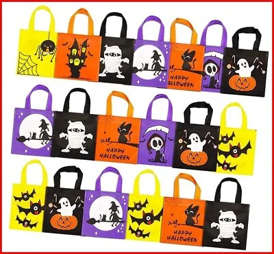 £14.11 • Buy FINGOOO Halloween Non-woven Bags, 8 By 8 Inch Trick Or Treat Tote Bag Goodie Ba
