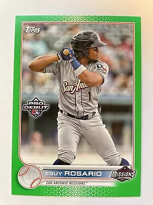 2022 Topps Pro Debut Eguy Rosario #PD-7 - Green Parallel - Padres - #65/99 • $4.50