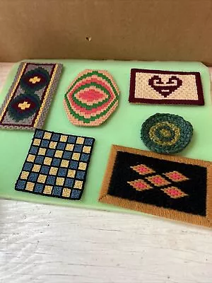 Vintage Dollhouse Rug Lot Of 6 • $18.99