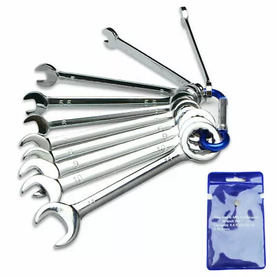 10-Piece High Quality Metal Miniature Metric Combination Wrench Set 4mm-11mm US • $14.95