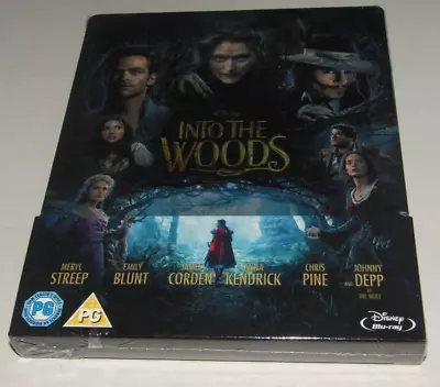 £24.99 • Buy Into The Woods UK Exclusive Limited Edition Steelbook (Blu-ray) New Sealed