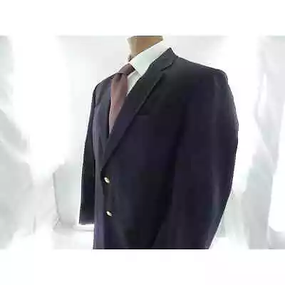 Jos. A. Banks Men's Single Breast Wool Suit Jacket Blazer Color Navy Size 44S • $49.99