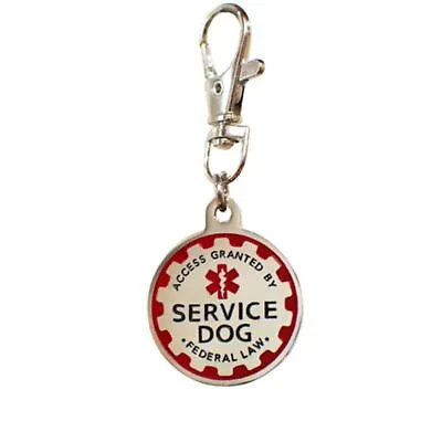 Metal Tags For Service Dog And Emotional Support Animal | ESA Accessories • $12