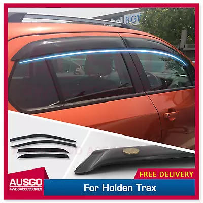 AUSGO Weather Shields For Holden Trax TJ 2013-Onwards Weathershields • $60.71