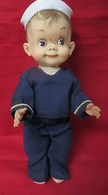 Vintage Mickey Effanbee Sailor Doll 11  1950's Used • $14.99