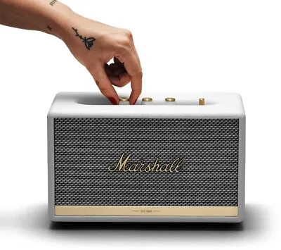 £100 • Buy Marshall Acton II Bluetooth Speaker - White