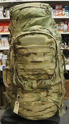 £99.99 • Buy British Army MTP 80Ltr Bergen No Pouches VGC Camo Backpack Rucksack
