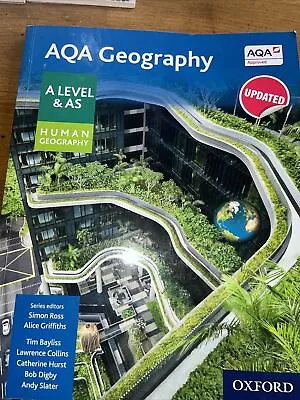 AQA Geography A Level : Human Geography Student Book Ross • £4