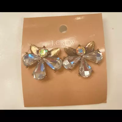 J. Crew Crystal Angel Earrings • $16