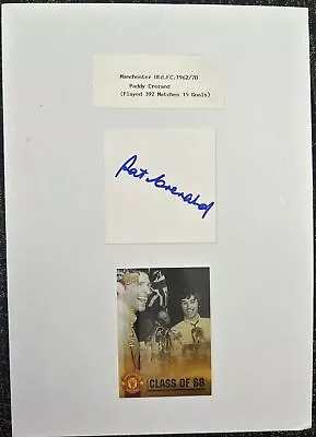 Signed Pat Crerand Manchester United Football Autograph Signature 1960s 1970s • $9.93