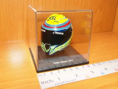 Felipe Massa 2017 Helmet 1/5 F1 Schuberth Martini Helmet Helmet Formula 1 F-1 #19 • $31.92