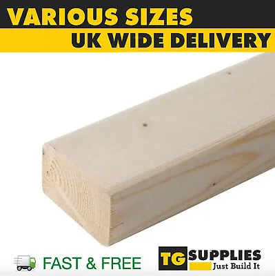 Quality CLS Structural Graded Timber Planed Smooth Untreated Boards - ALL SIZES • £12.99