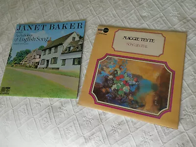 Janet Baker - Anthology Of English Songs ( SAGA 5213) & Maggie Teyte (ECM 830) • £13.99