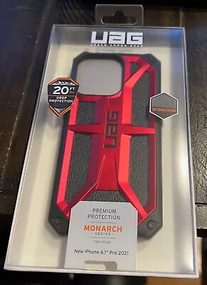 UAG - Monarch Series Case For IPhone 13 Pro (6.1 ) - Crimson - NEW • $19.99