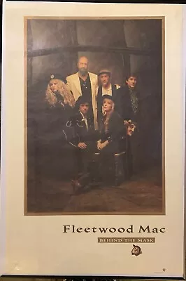 Fleetwood Mac  Behind The Mask  Vintage Music Album Poster • $39.99