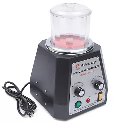 Magnetic Tumbler Jewelry Polisher Machine Finisher 100mm 4 Speed Time Control • $153