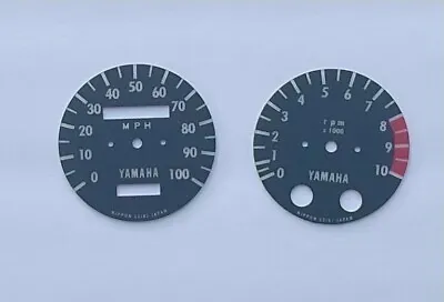 Yamaha AT2/ AT3 Enduro Tachometer And Speedometer Face Plates • $75