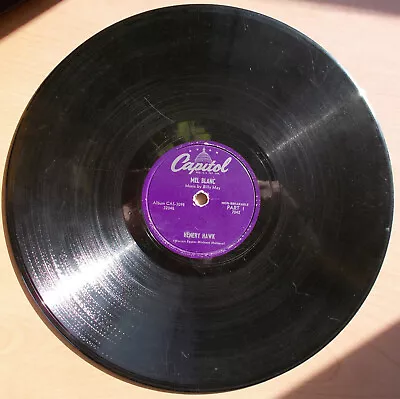 MEL BLANC Henery Hawk 78 RPM 10  Vinyl Capitol Records CAS-3098 • $3.99