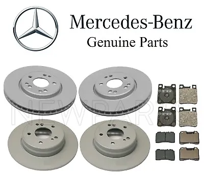 $459.92 • Buy For Mercedes R129 SL320 SL500 Set Of Front & Rear Brake Disc Rotors W/ Pads OES