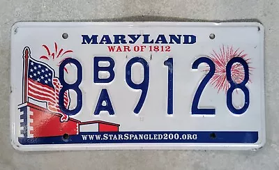 MARYLAND Graphic License Plate ~ 8 BA 9128 ~🔥FREE SHIPPING🔥WAR OF 1812 • $14.99