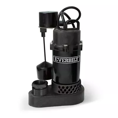 Everbilt 1/3 HP Aluminum Sump Pump With Vertical Switch HDSP33V • $73.95