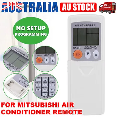 Pro Replace Electric Air Conditioner Remote Control For Mitsubishi Controller AU • $14.89