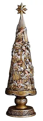 Creative Brands Avalon Gallery Metallic Nativity Christmas Tree Figurine 21-I... • $101.95