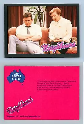 Listen To Me #11 Neighbours 2nd Series Topps 1988 Trading Card • £0.99