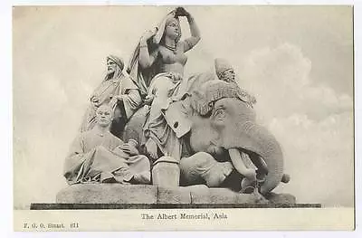 (AH60)  The Albert Memorial Asia  F.G.O Stuart 871  C1920  - Unused • £2