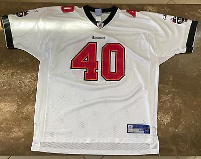 NFL Vintage Tampa Bay Buccaneers (Bucs) Jersey - Mike Alstott #40 2XL White • $56.95