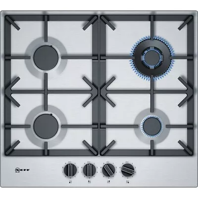 Neff T26DS59N0 N70 4 Burner Gas Hob - Stainless Steel • £399