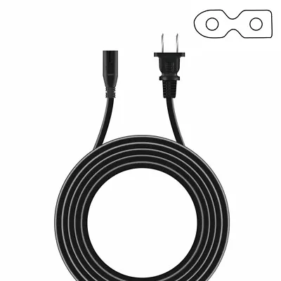 6ft 2-Prong AC Power Cord Cable For M-Audio Studiophile AV20 AV30 AV40 Speaker • $8.85