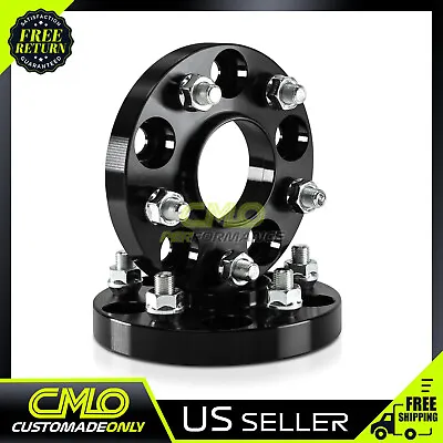 (2) 5x4.5 Hubcentric Wheel Spacers  GT500 Shelby Cobra SVT GT 13/16  20mm Black • $39.95