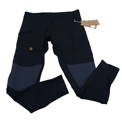 Size XL Fjallraven Men's Abisko Trekking Tight Pro 84772-550-048 Black/Iron Grey • $80.96